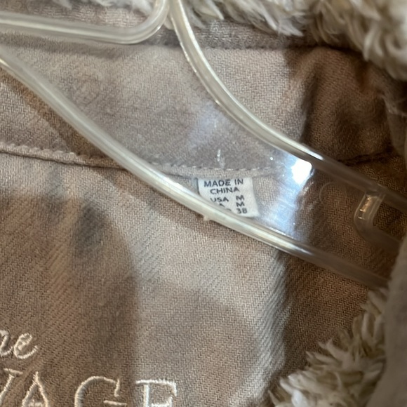 PJ Savage Cabin Fever Fleece Shirt Size Medium - Picture 4 of 4